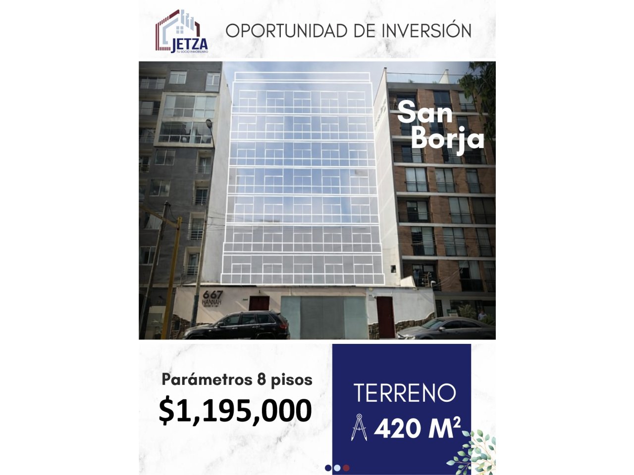 VENTA CASA PROYECTO INMOBILIARIO SAN BORJA NORTE