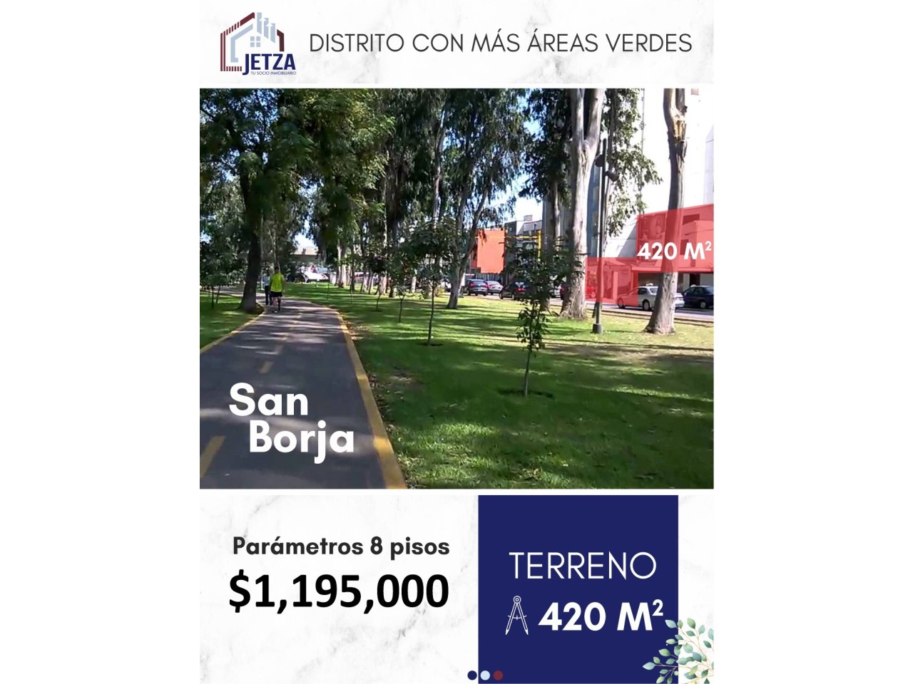 VENTA CASA PROYECTO INMOBILIARIO SAN BORJA NORTE